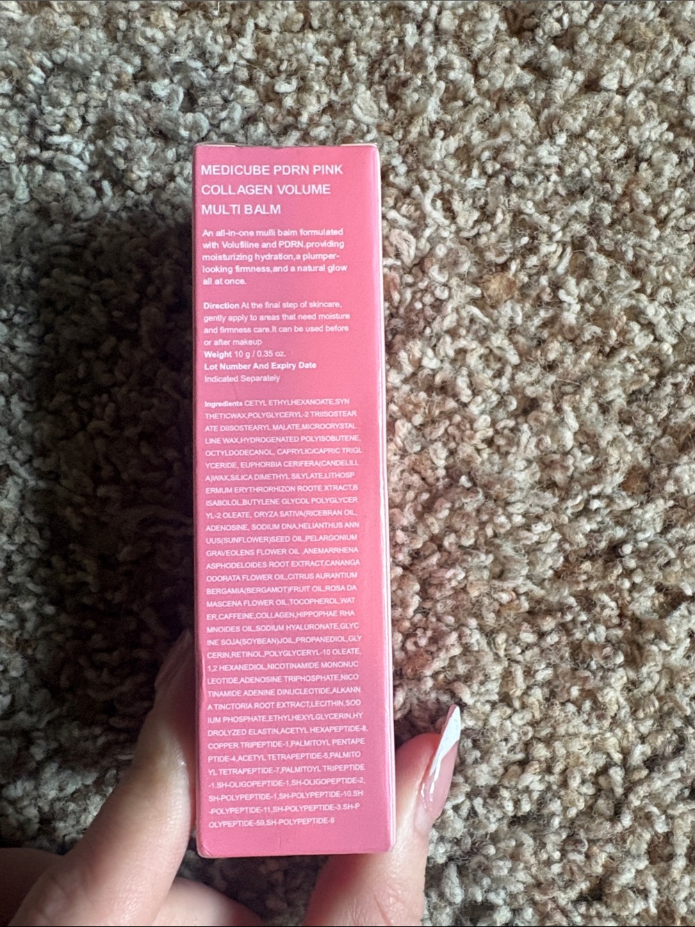 medicube PDRN Pink Collagen Volume Multi Balm — Pink - Picture 5 of 8